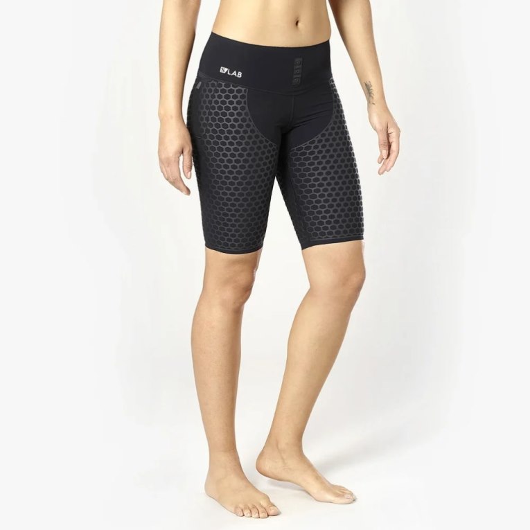 Black Salomon S/Lab Exo Short Women\'s Running Tights | IE FT2931